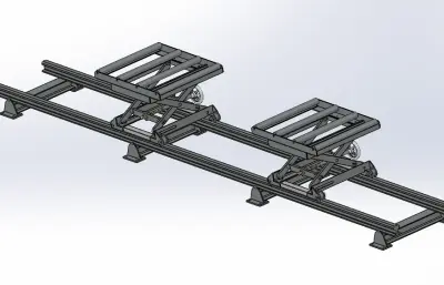 移动式升降辊筒线