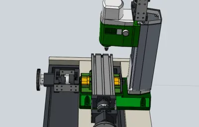 微型车床驱动结构