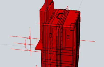 大号行李箱模型4