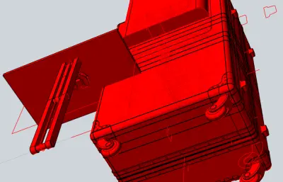 大号行李箱模型4