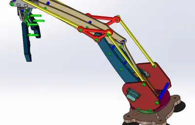Robotic Arm 374简易机械臂结构