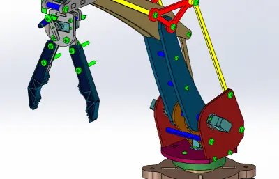 Robotic Arm 374简易机械臂结构