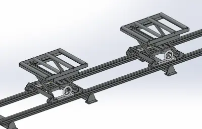移动式升降辊筒线
