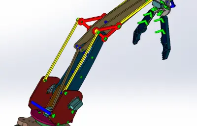 Robotic Arm 374简易机械臂结构