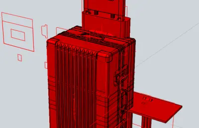 大号行李箱模型4