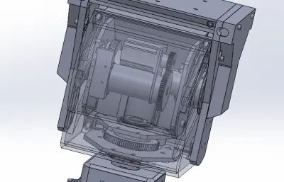 二轴云台step模型