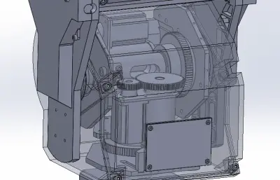 二轴云台step模型