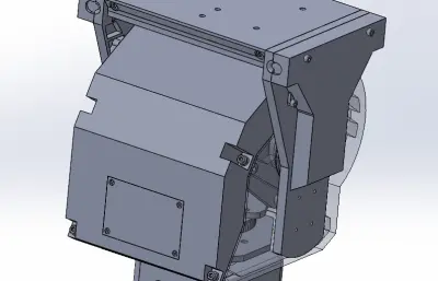 二轴云台step模型