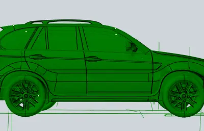 宝马汽车stp模型