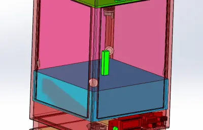 3D打印机stp模型