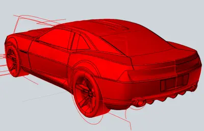 迈凯伦跑车,汽车模型