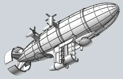 飞艇，轻航空器模型