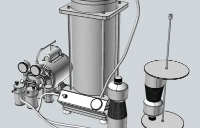 测试密封设备模型