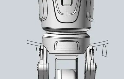 独轮机器人模型