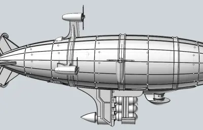 飞艇，轻航空器模型