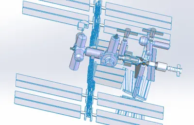 ISS近地轨道空间站