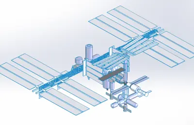 ISS近地轨道空间站