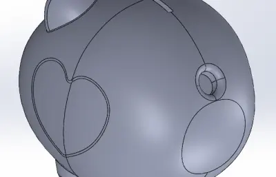 胖嘟嘟小猪存钱罐模型