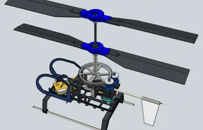 同轴双旋翼类直升机