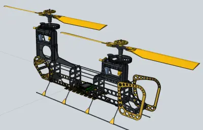 双旋翼旋式直升机