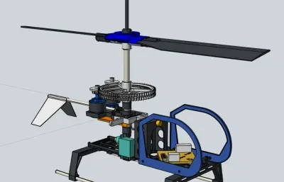 同轴双旋翼类直升机