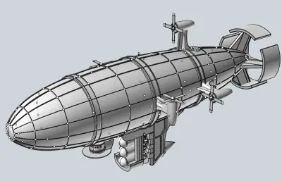 飞艇，轻航空器模型