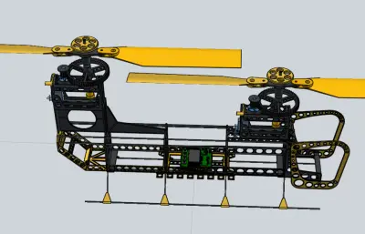 双旋翼旋式直升机