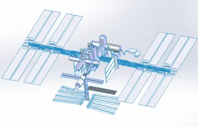 ISS近地轨道空间站
