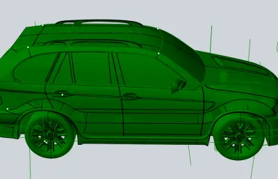 宝马汽车stp模型