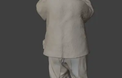 钢协侠面具小女孩obj模型