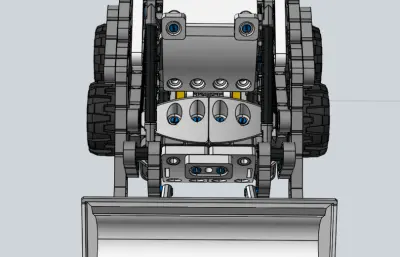 滑移装载机拼装模型