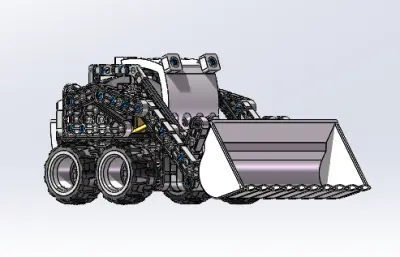 滑移装载机拼装模型