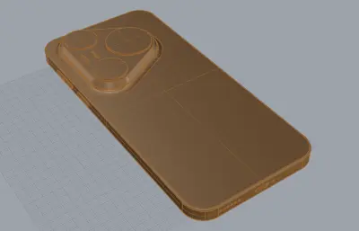 华为Pura 90 Pro Max手机3D模型