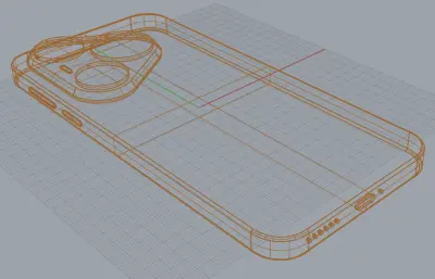 华为Pura 90 Pro手机3D模型