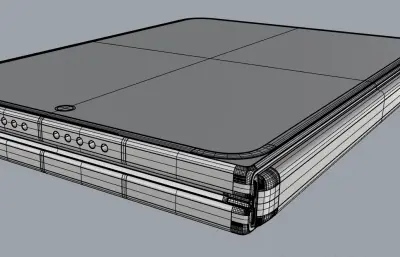 华为Pura X Max手机3D模型（真机抄数）