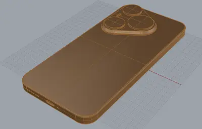 华为Pura 90 Pro手机3D模型