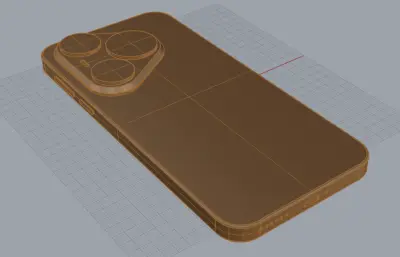 华为Pura 90 Pro手机3D模型