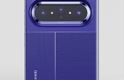 HUAWEI华为Pura X Max手机C4D,KEYSHOT模型