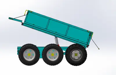 全地形六轮遥控运输车solidworks模型
