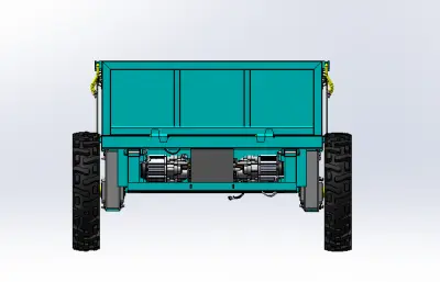 全地形六轮遥控运输车solidworks模型