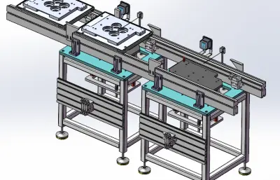 顶升定位台模块输送系统