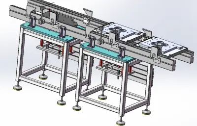 顶升定位台模块输送系统