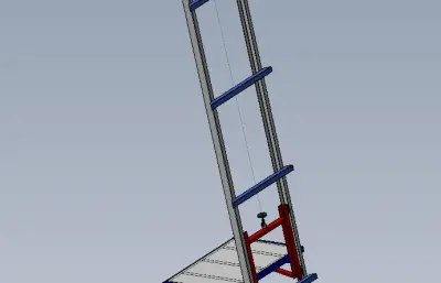 钢丝绳升降结构