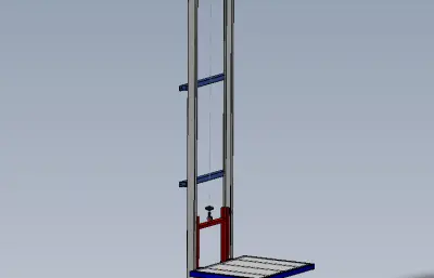 钢丝绳升降结构