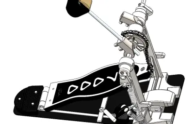 架子鼓爵士鼓踏板单踩踩锤dw7000