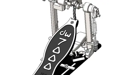 架子鼓爵士鼓踏板单踩踩锤dw7000