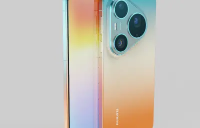 HUAWEI华为 Pura 90 Pro Max手机C4D,KEYSHOT模型