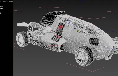 高精度Hot Wheels 2JetZ 2.0 风火轮赛车3D模型