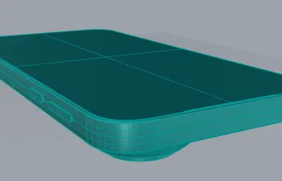 华为P90 Pro手机外观rhino模型