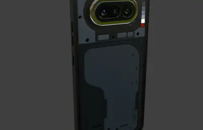 Nothing Phone 4a手机glb模型